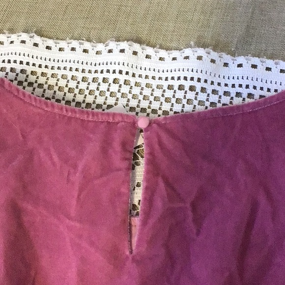 J. Crew beautiful NWT velvet dress round neck, wrap bottom, lined, purple/pink - Picture 15 of 16